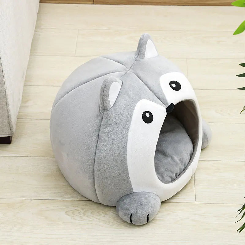 Coussin de la grotte husky