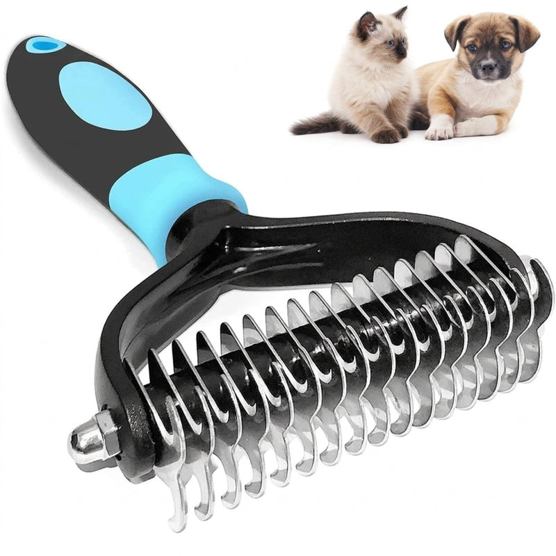 Peigne double face pour chien et chat
