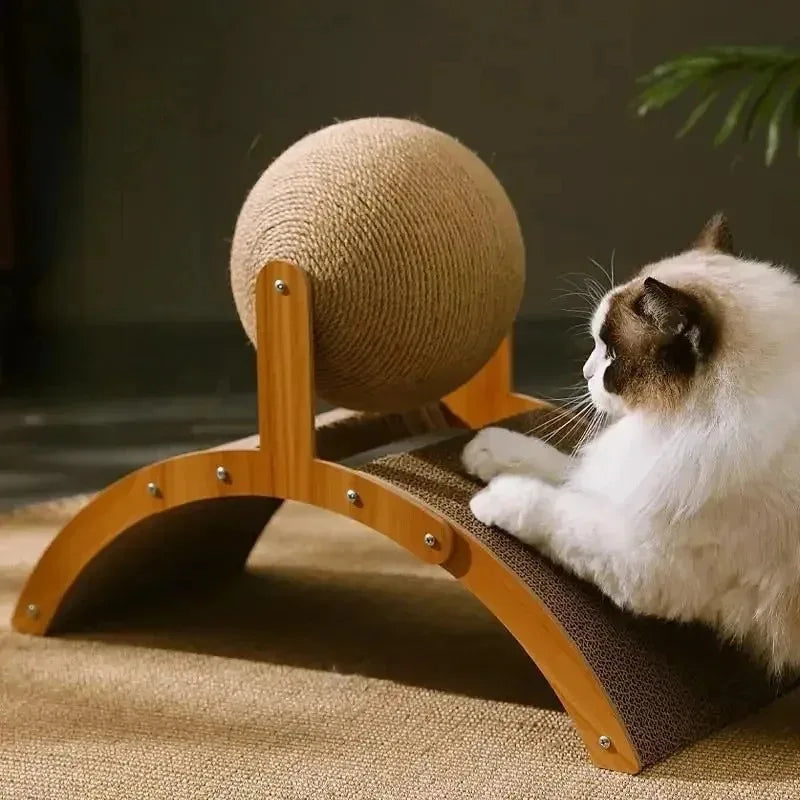 Boule griffoir Bois – vue 1