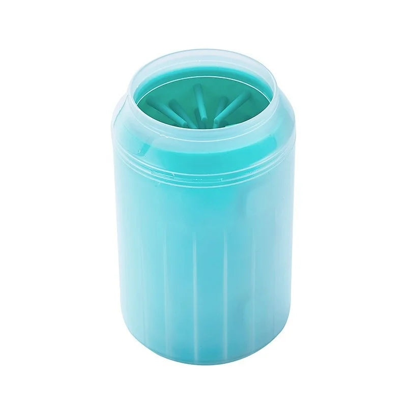 Gobelet nettoie-pattes vert d'eau