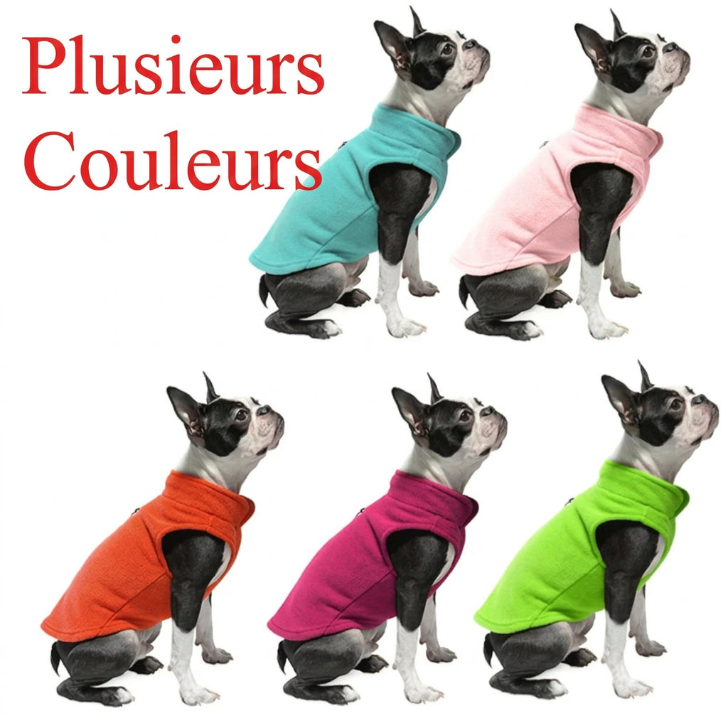 Gilet polaire en plusieurs couleurs