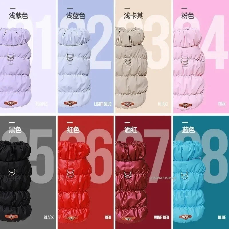 Manteau matelassé en plusieurs couleurs