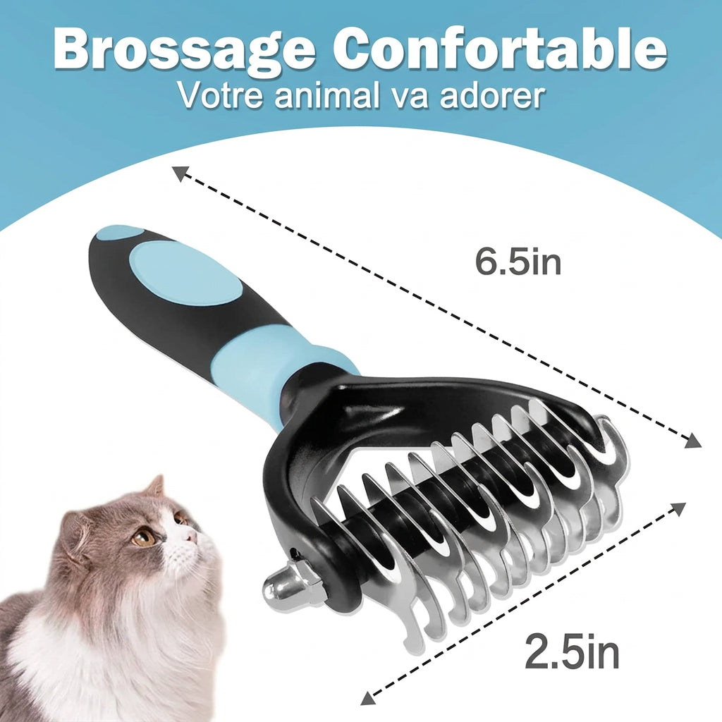 Peigne Double Face – brossage confortable, dimensions