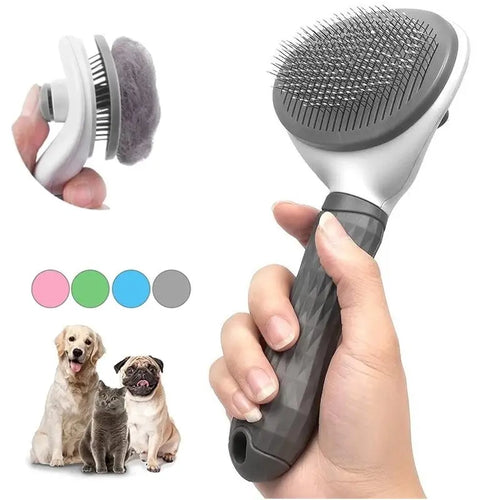 Brosse autonettoyante Clic pour chien et chat