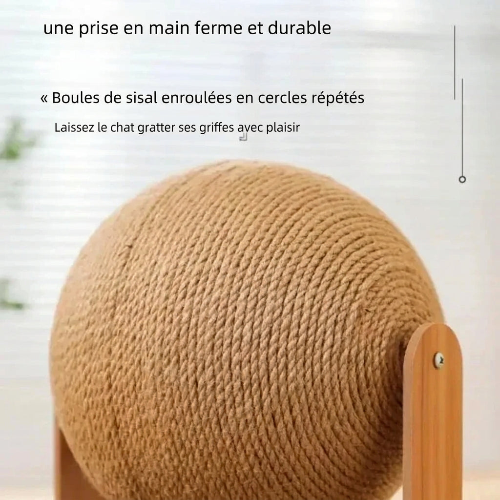 Boule griffoir Bois – dimensions